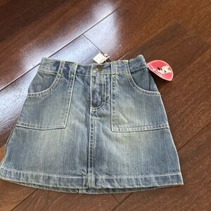Nwt  sprockets Jean skirt size 5t